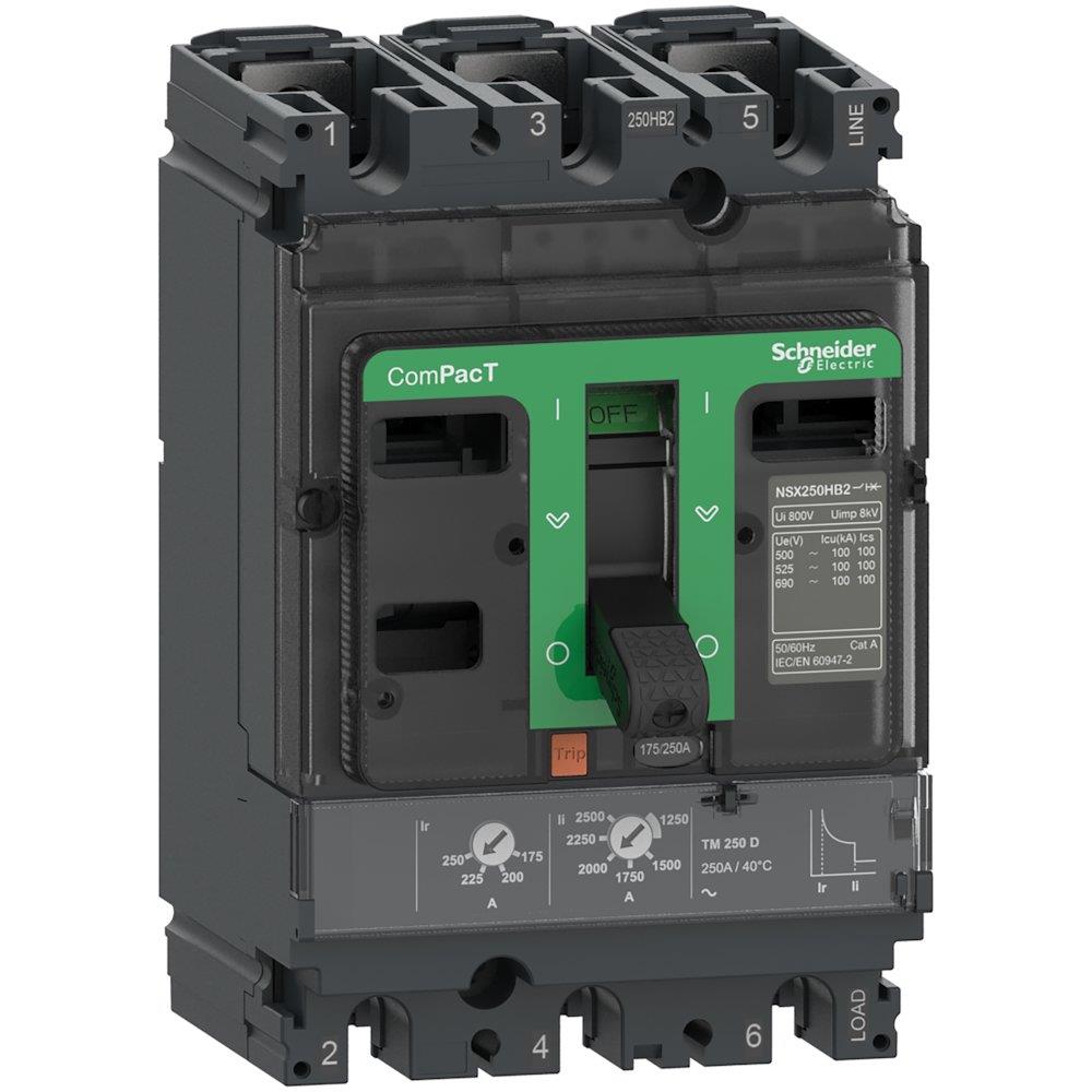 Schneider NSX250H Maximum breaker - 3606481998569