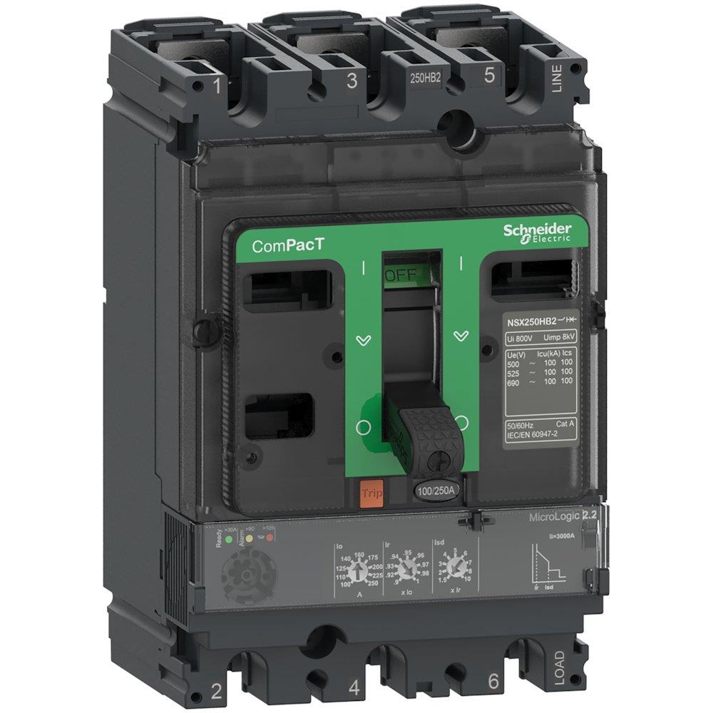 Schneider NSX250H Maximum breaker - 3606481998644
