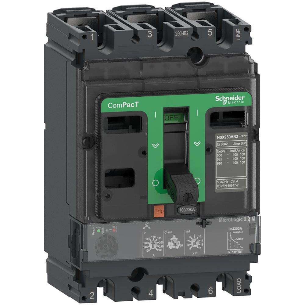 Schneider NSX250H Maximum breaker - 3606481999214
