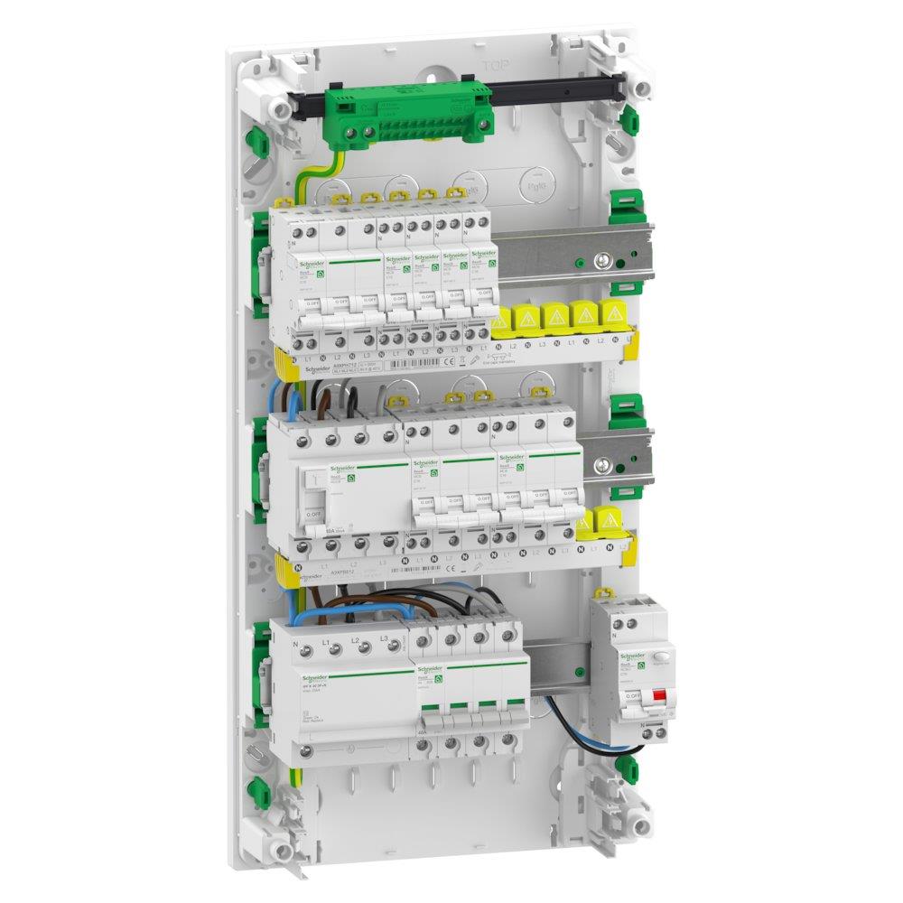 Schneider RESI9 CX Group Panel pre-assembled - 3, 1, 30 3606486403990