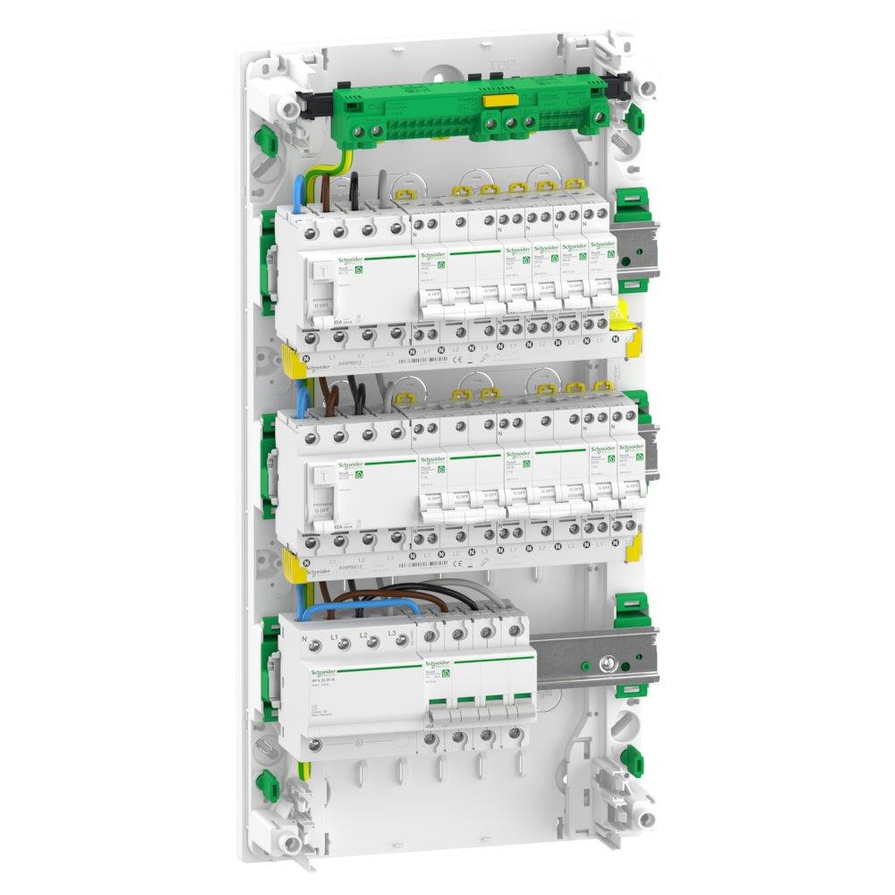 Schneider RESI9 CX Group Panel pre-assembled - 3, 2, 30 3606486404003