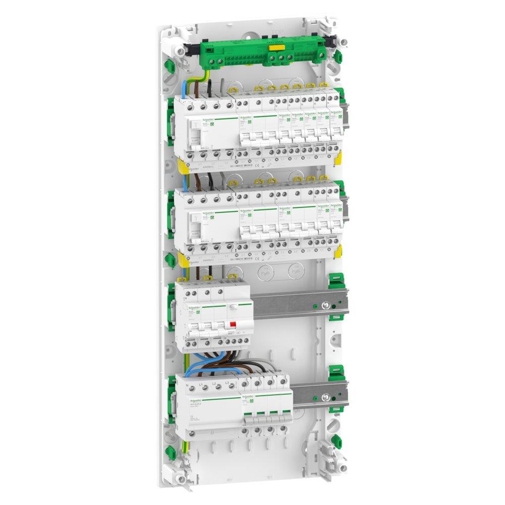 Schneider RESI9 CX Group Panel pre-assembled - 4, 2, 30 3606486404034