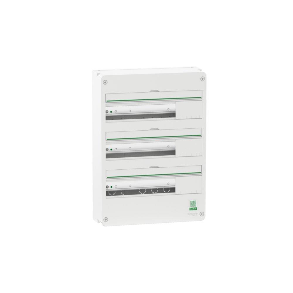 Schneider RESI9 CX Group Panel white - 3 x 18