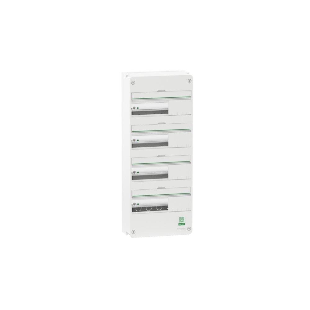 Schneider RESI9 CX Group Panel white - 4 x 13