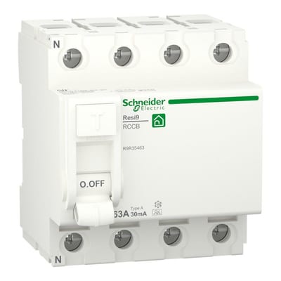Schneider RESI9 XP RCD HPFI Residual current circuit breaker HPFI - RESI9 XP, 63A, 4P