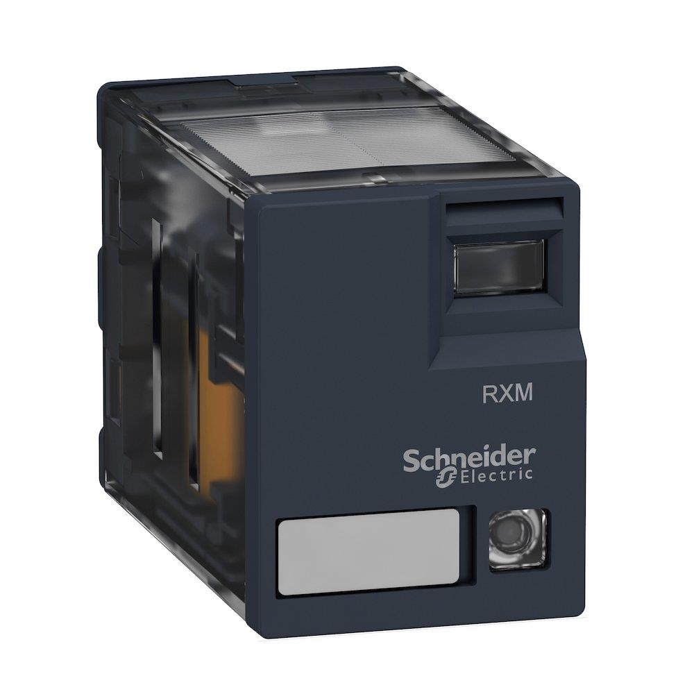 Schneider RXM Plug-in Relay with LED - Harmony RXM, 24 ACV, 6A, 4CO