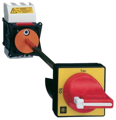 Schneider VCCD Safety Switch - TeSys Vario, 12A, 3P, red - yellow