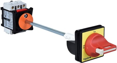 Schneider VCCF Safety Switch complete - TeSys Vario, 80A, 3P, red - yellow