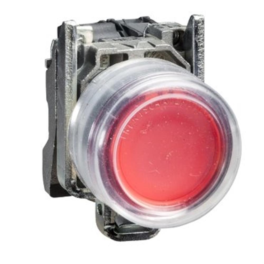 Schneider XB4 Push Button with silicone cap - Harmony XB4 ATEX, red, 1NC