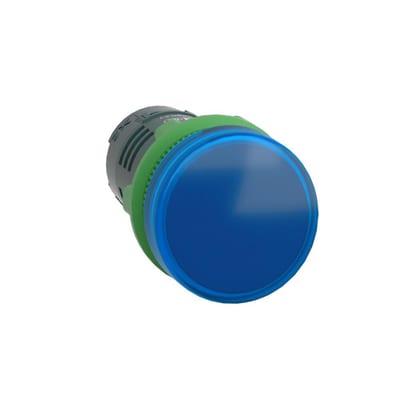 Schneider XB5 Signal lamp with high-power LED - Harmony XB5, blue, 24 ACDCV