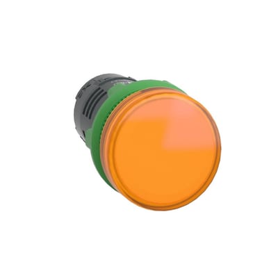 Schneider XB5 Signal lamp with high-power LED - Harmony XB5, Orange, 230 ACV