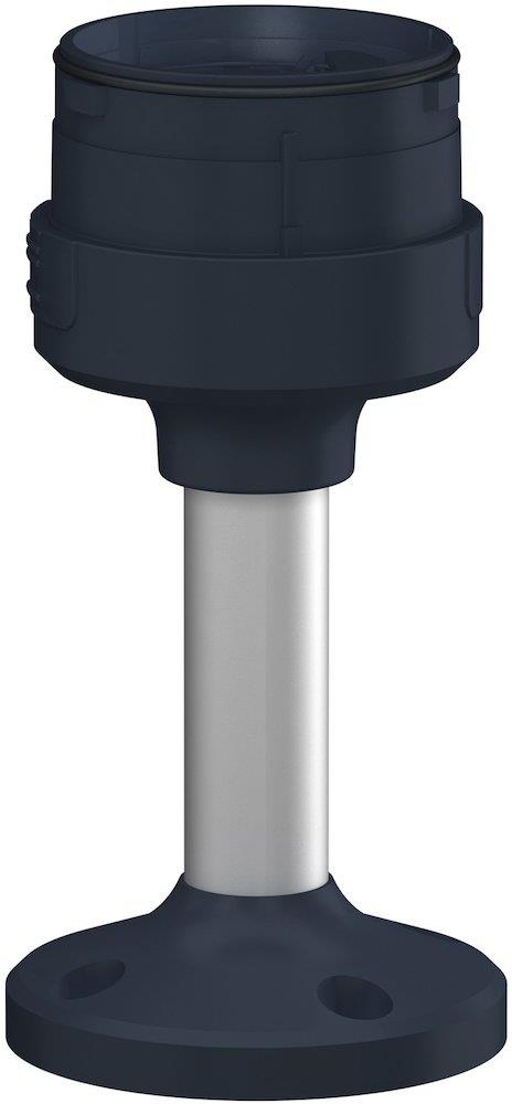 Schneider XVUZ Light tower base with 100mm alu pipe - Harmony XVU, black