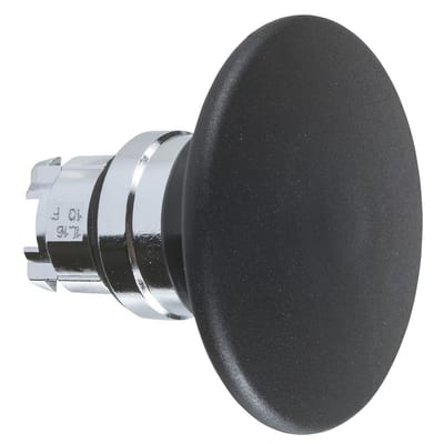 Schneider ZB4 Paddle Actuator Head - Harmony XB4, 60mm, black, Push - Drej