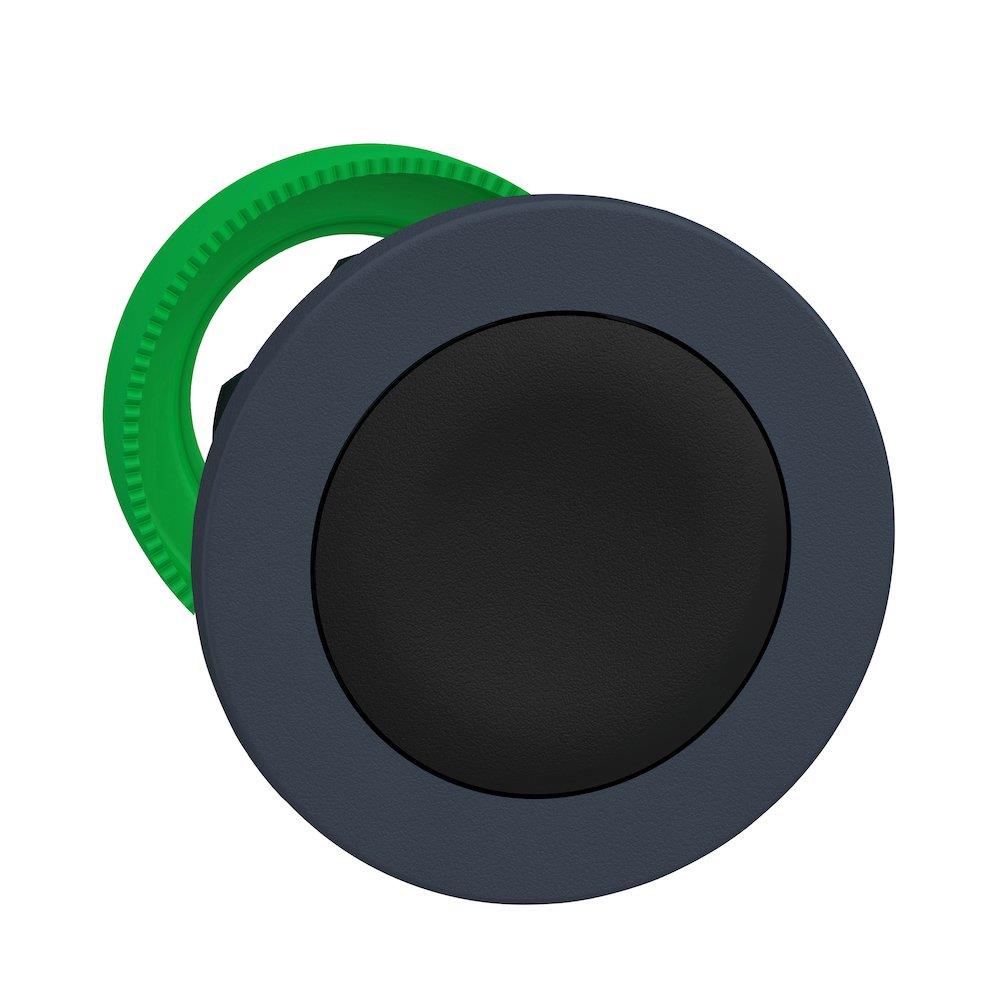 Schneider ZB5F Push Button Head with spring-return - Harmony XB5 Flush, black