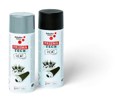 Schuller Prisma Tech Heat Spray Paint heat resistant - black, 400ml