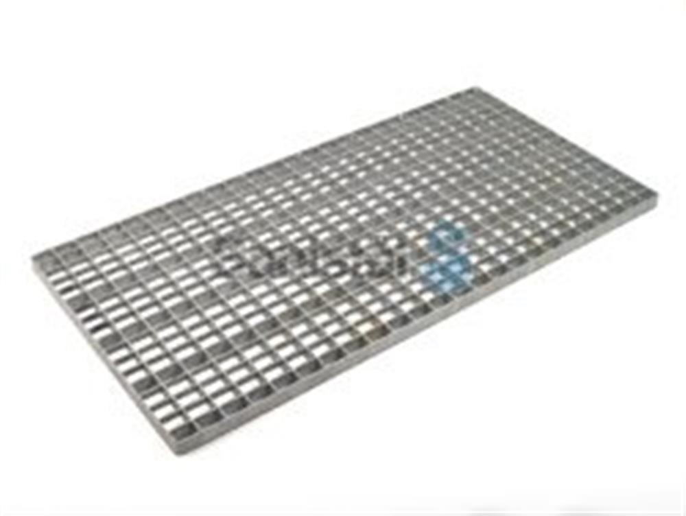 Hot-Dip Galvanised Steel Scraper Grate, 800 x 400 x 20 mm