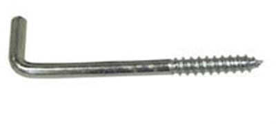 Screw Hook angled - 5mm, 100mm