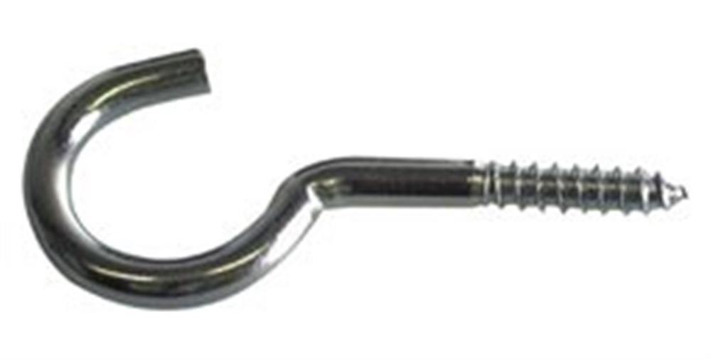 Screw Hook curved - 6,5mm, 80mm