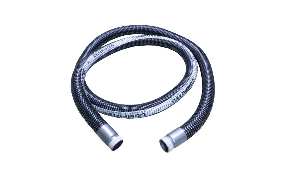 SD Composite chemical hose PTFE nipple/nipple black - 3", 75mm, 3", 3M, Chemicals