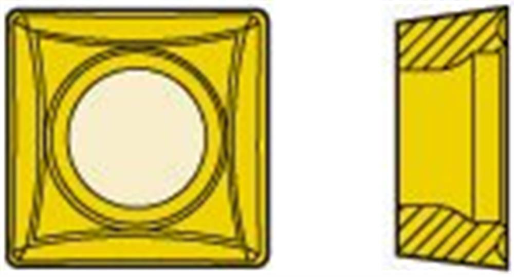 Seco SNMG120408-M3 Plate - SNMG, 12.7mm, 0.8mm, M3 - Medium chipbreaker, TP3501