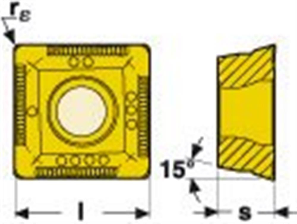 Seco SPGX0903-C1 Drill Plate T400D - 9.53mm