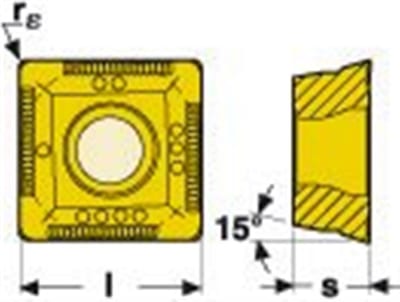 Seco SPGX0903-C1 Drill Plate T400D - 9.53mm