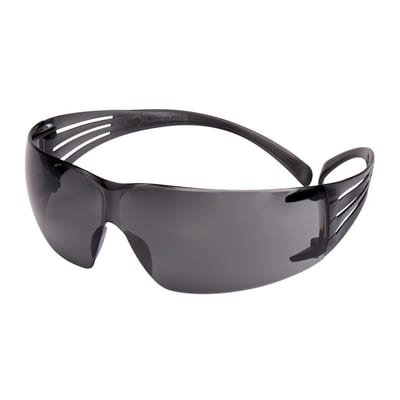 SecureFit 200 Safety Glasses, One Size, Grey Lens, Scratch-Resistant / Anti-Fog