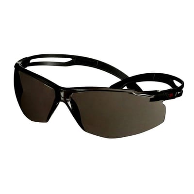 SecureFit 502 Safety Glasses with Anti-Fog Coating, Grey Lens - One Size
