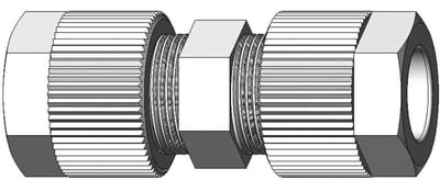 Serto SO 21121 Union nipple PVDF - 6mm, 1/4"