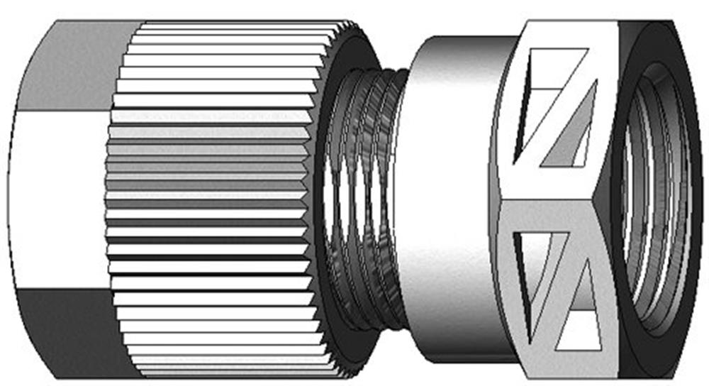 Serto SO 21221 Union nipple PVDF - 10mm, 3/8"