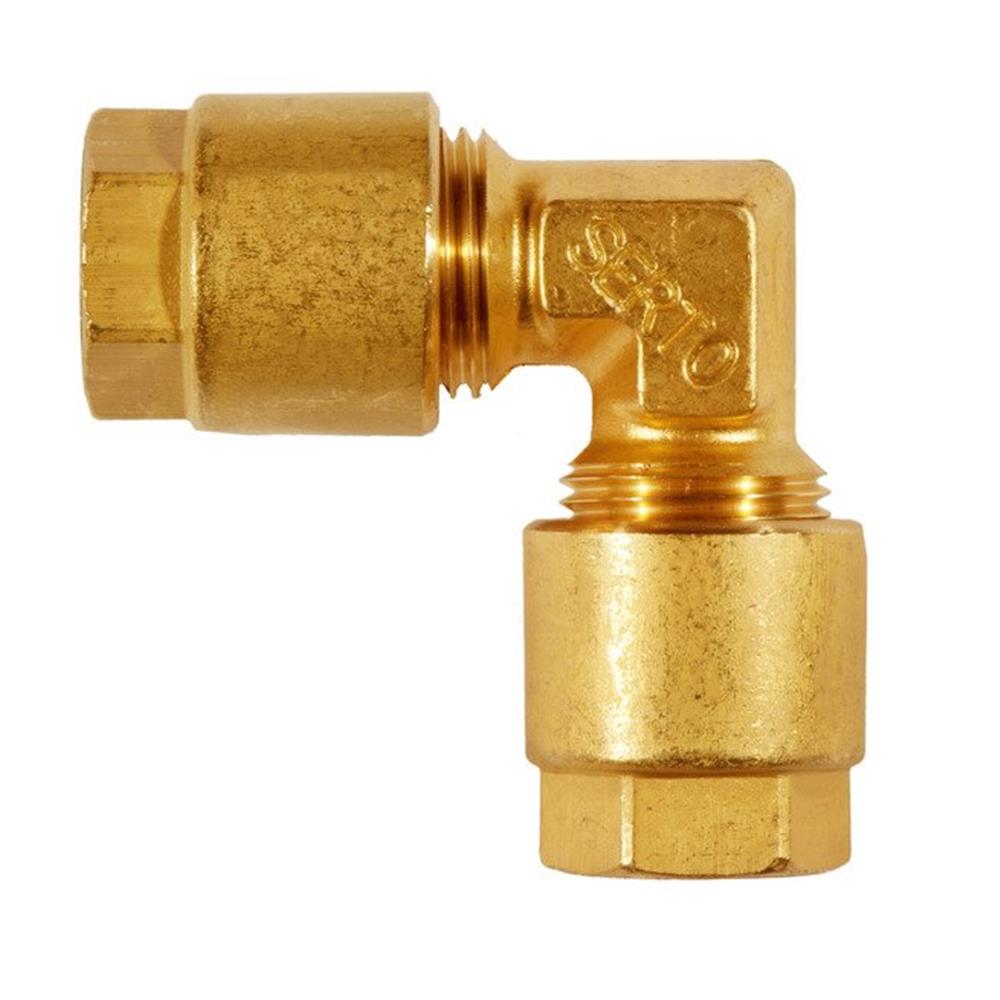 Serto SO 2421 Angle nipple brass - 8mm, 1/8", 90°