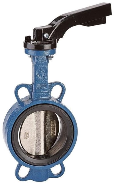 Sferaco 1121 Butterfly valve with handle Wafer GG25/316/NBR - 250, 16bar, F12 - 22mm