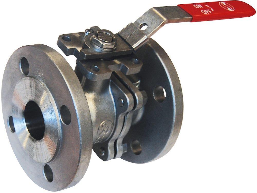 Sferaco 2-piece Ball Valve flange 316/316/PTFE - 80, 40bar, F10/17MM