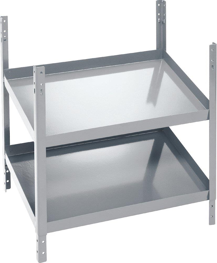 Shelf Section with 2 slanted shelves - 540mm, 345mm, 518mm, 2