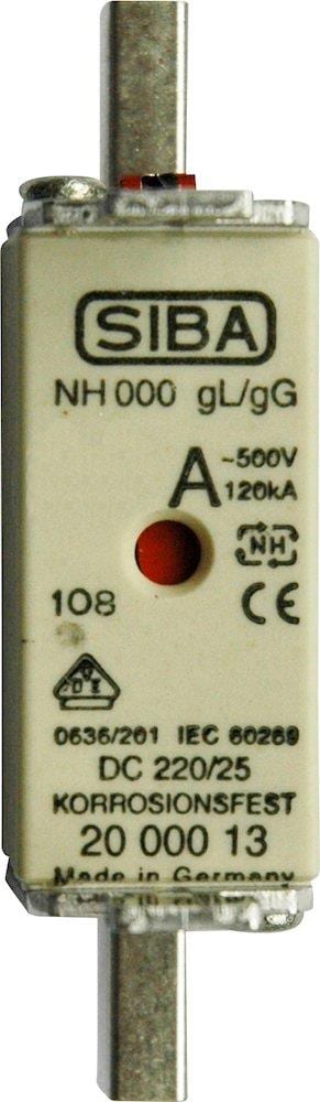 Siba NH000 Fuse - 100A, 500V