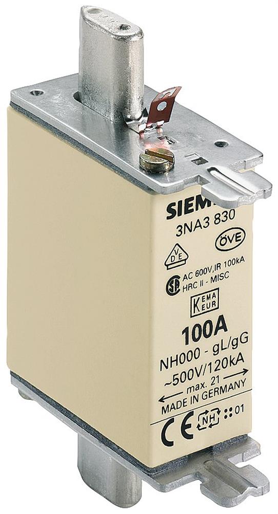 Siemens Sentron 3NA3 NH000 Fuse - 100A