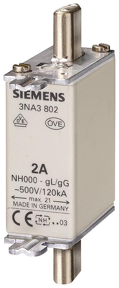 Siemens Sentron 3NA3 NH000 Fuse - 20A