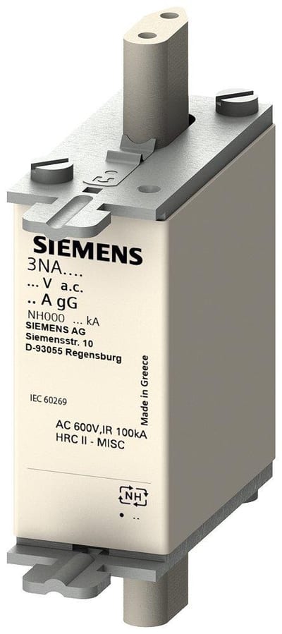 Siemens Sentron 3NA3 NH000 Fuse - 4A