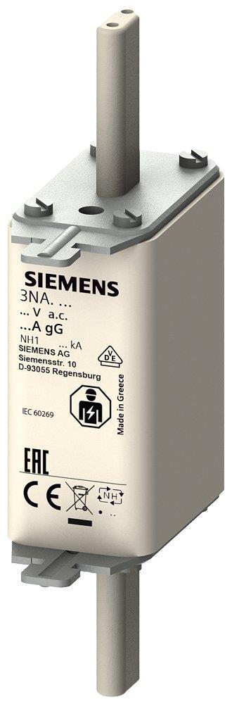 Siemens Sentron 3NA3 NH1 Fuse - 50A