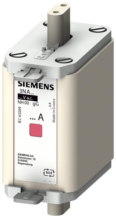 Siemens Sentron 3NA6 NH00 Fuse - 125A 4001869216744