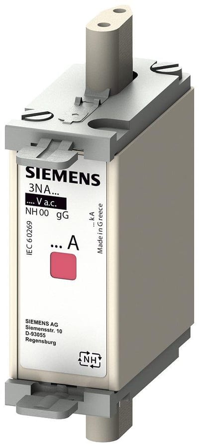 Siemens Sentron 3NA6 NH000 Fuse - 100A
