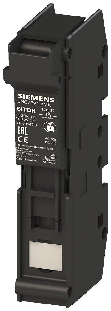 Siemens Sentron 3NC2 Retaining Holder - 22X127MM, 63A