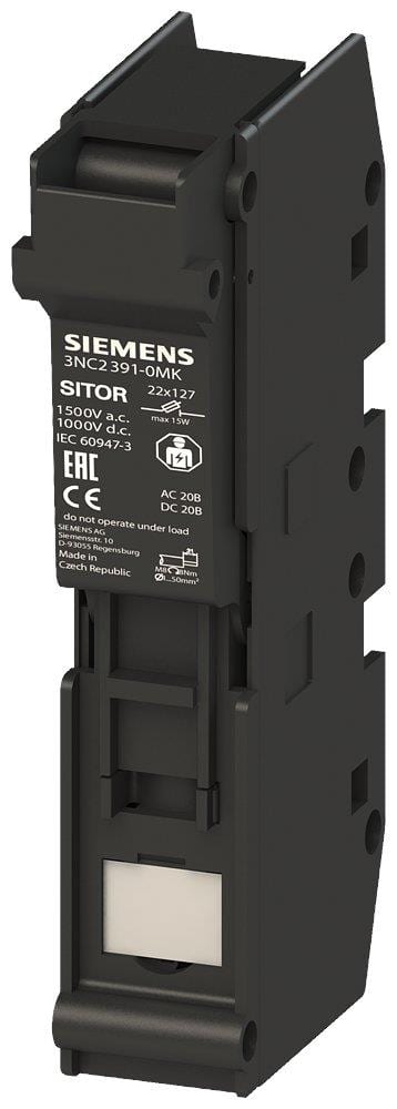Siemens Sentron 3NC2 Retaining Holder - 22X127MM, 63A