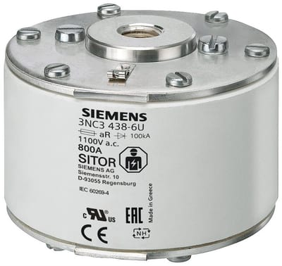 Siemens Sentron 3NC3 NH3 Sitor Fuse - 710A 4001869502779