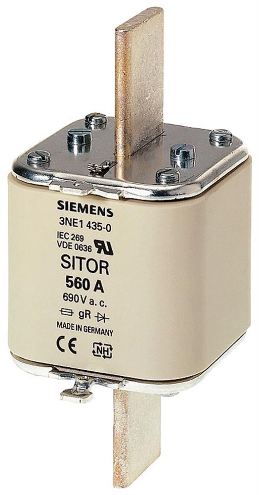 Siemens Sentron 3NE1 NH3 Sitor Fuse - 560A 4011209212589