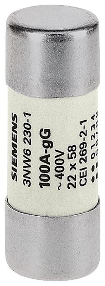 Siemens Sentron 3NW6 Cylindrical fuse - 22X58MM, 16A