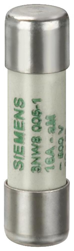 Siemens Sentron 3NW8 Cylindrical fuse - 10X38MM, 2A