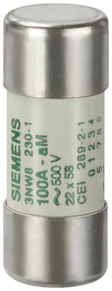 Siemens Sentron 3NW8 Cylindrical fuse - 22X58MM, 80A
