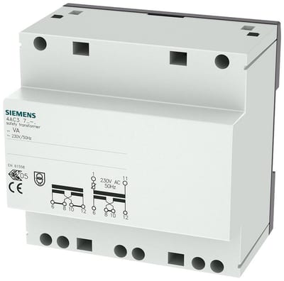 Siemens Sentron 4AC3 Safety transformer - Sikkerhedstransformer, 230V, 2, 2X12 / 24V