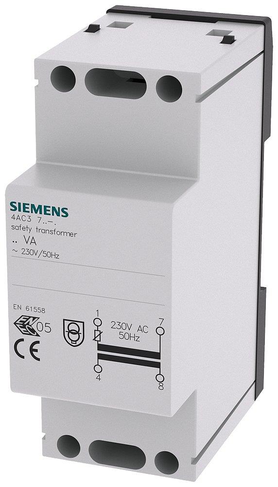Siemens Sentron 4AC3 Safety transformer - Sikkerhedstransformer, 230V, 2, 8V